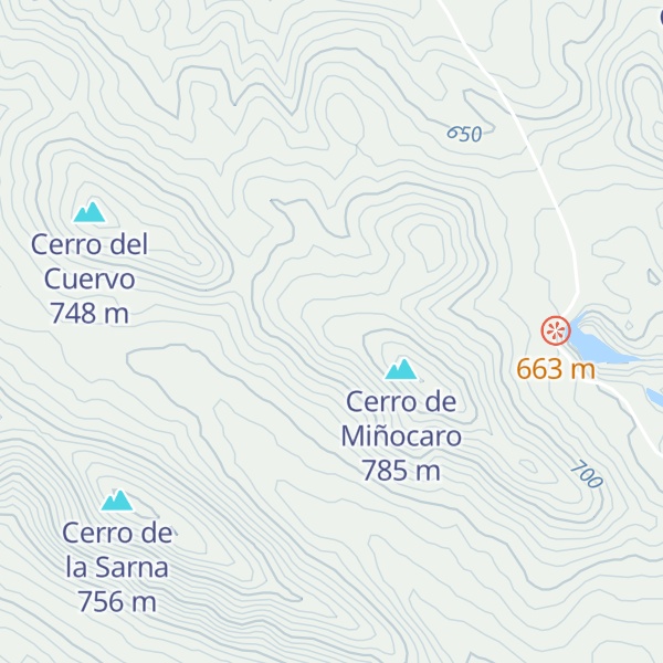 Map of Cerro de la Arenilla