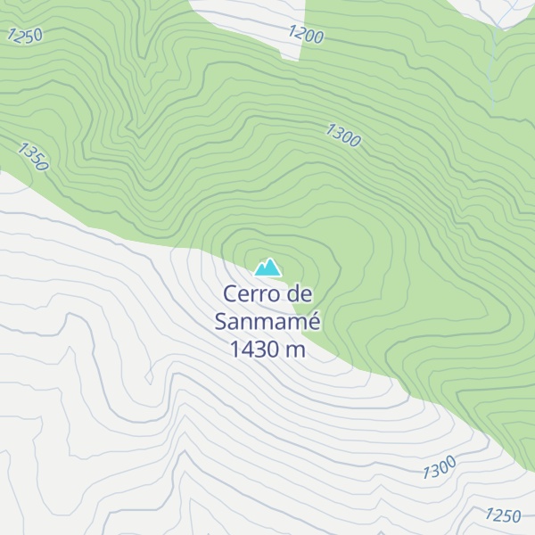 Map of Cerro de Sanmamé