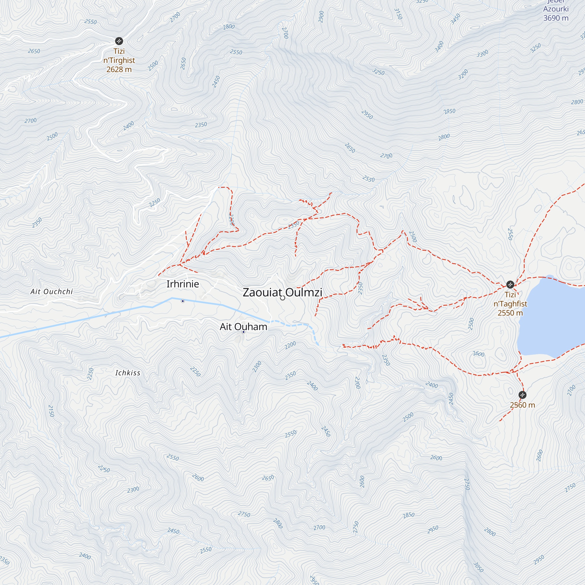 Gîte d'étape Mustapha salih map