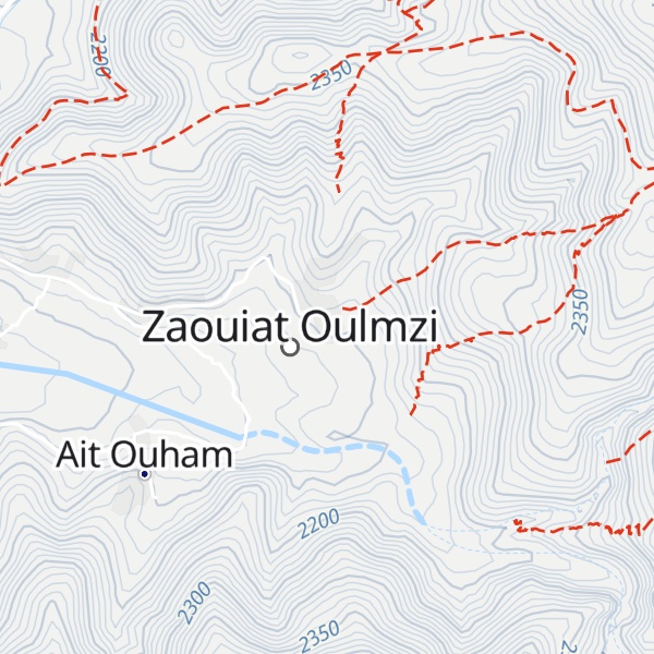 Map of Gîte d'étape Mustapha salih