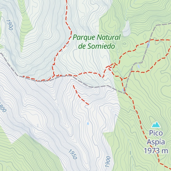 Map of Pico Asta