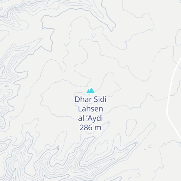 Map of Dhar Sidi Lahsen al ’Aydi