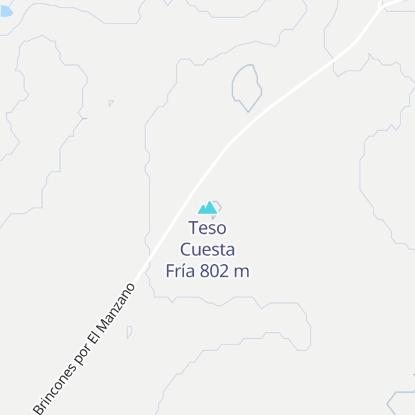 Map of Teso Cuesta Fría