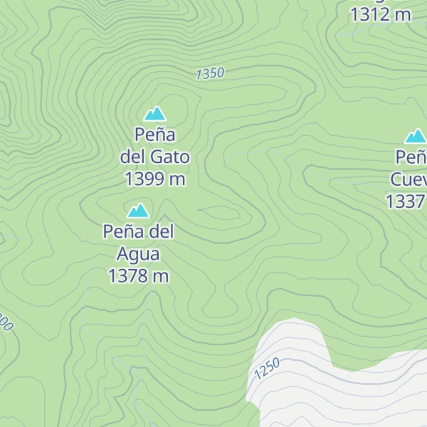 Map of Peña de Follacones