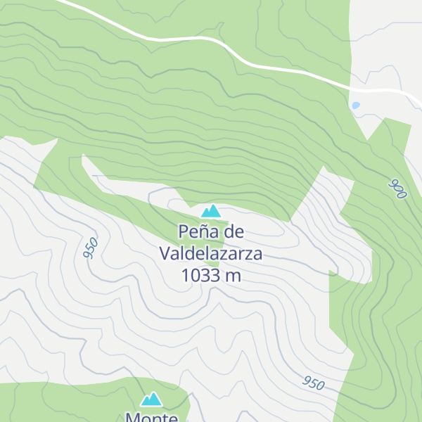 Map of Peña de Valdelazarza