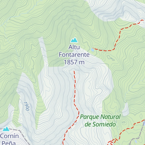 Map of Peña Bermeja