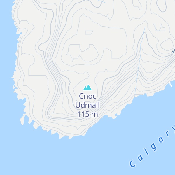 Map of Cnoc Udmail