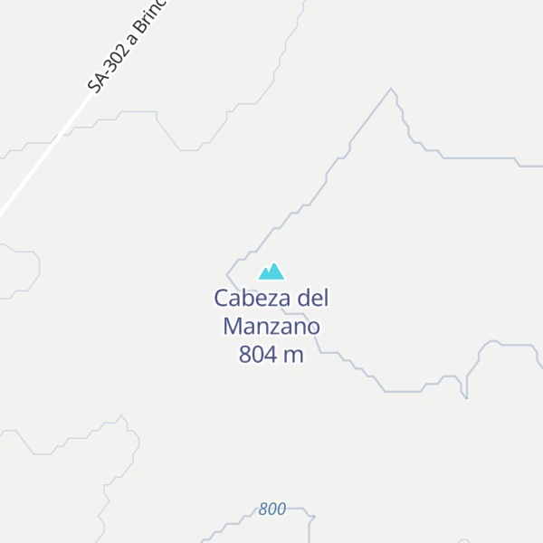 Map of Cabeza del Manzano