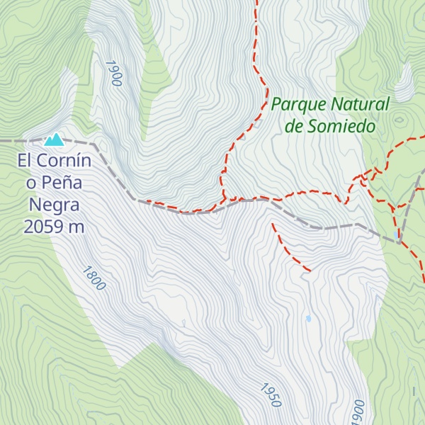 Map of Cornón