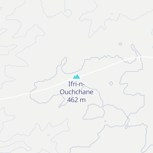 Map of Ifri-n-Ouchchane