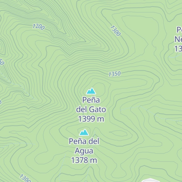 Map of Peña del Gato