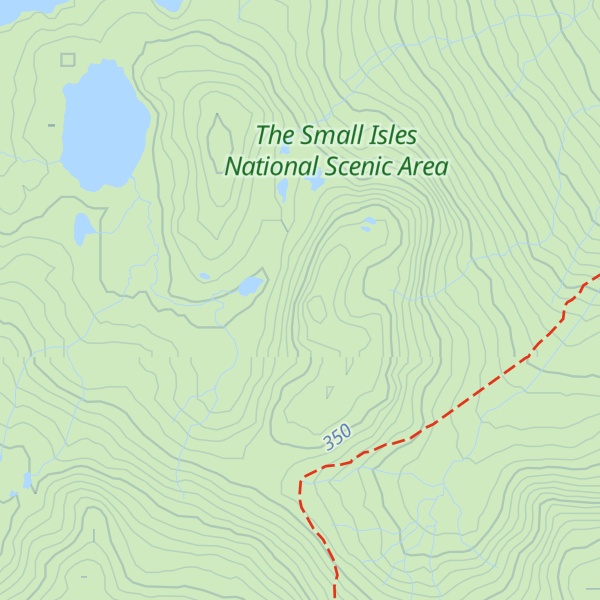 Map of Meall Breac