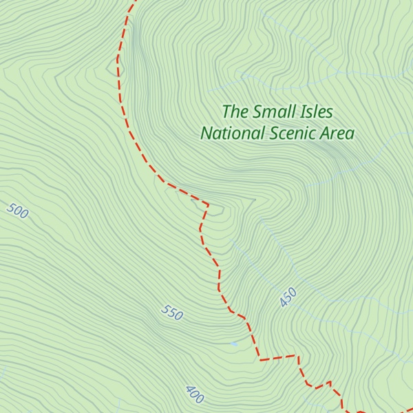 Map of Sgùrr nan Gillean