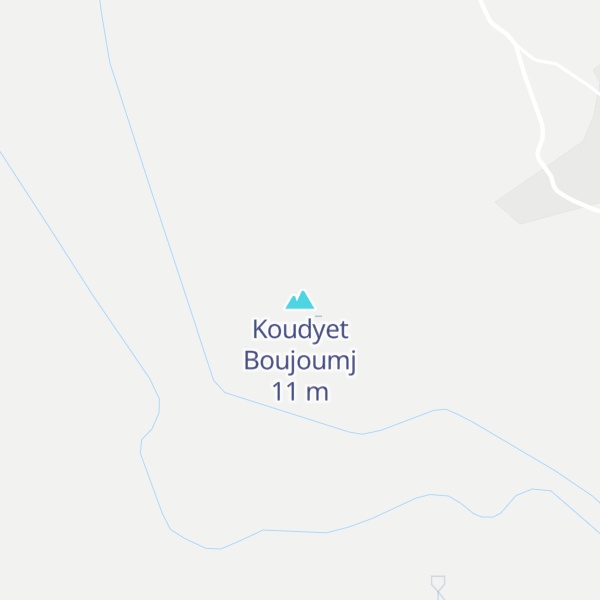 Map of Koudyet Boujoumj
