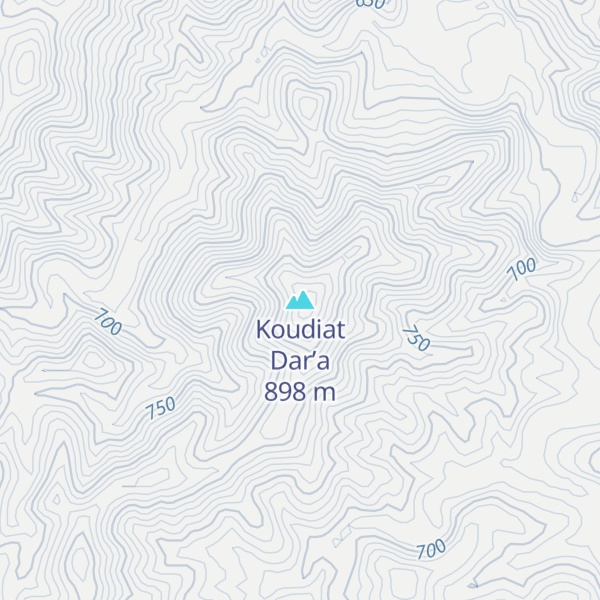 Map of Koudiat Dar’a
