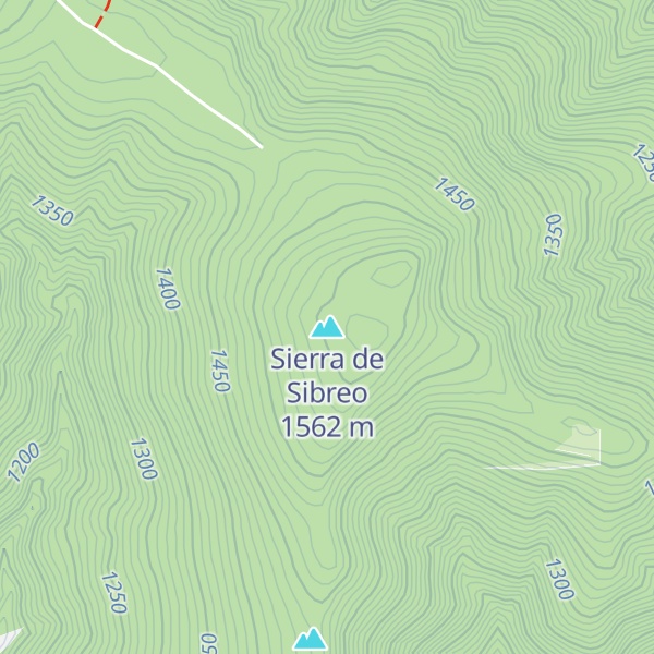 Map of Sierra de Sibreo