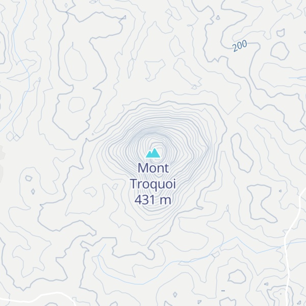 Map of Mont Troquoi