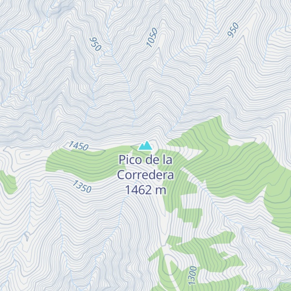 Map of Pico de la Corredera