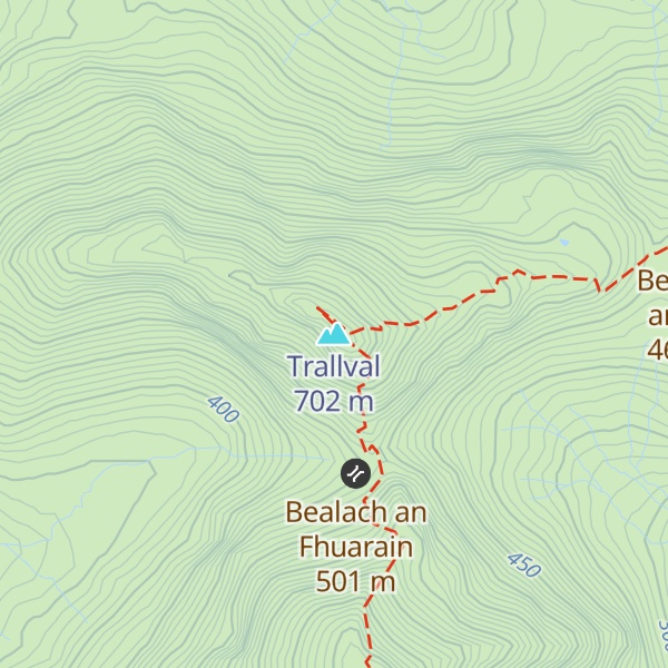 Map of Trallval