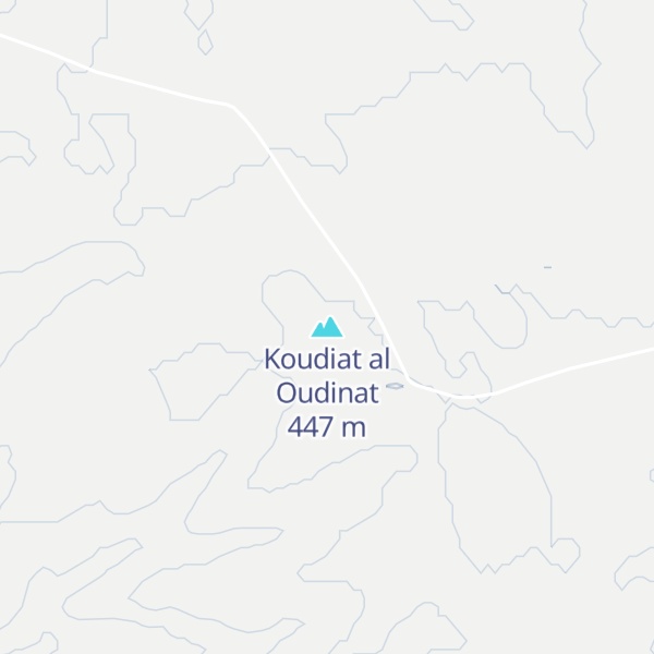 Map of Koudiat al Oudinat
