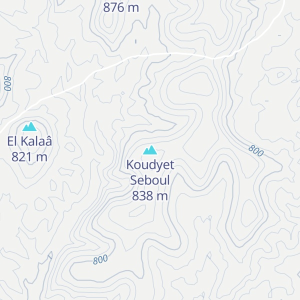 Map of Koudyet Seboul