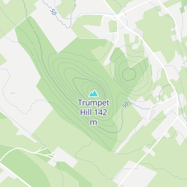 Map of Trumpet Hill