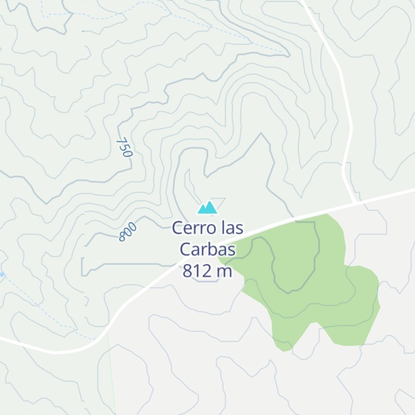 Map of Cerro las Carbas