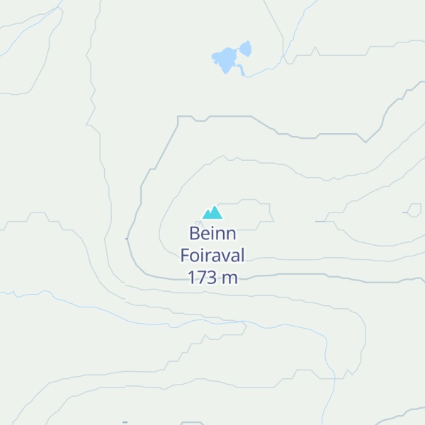 Map of Beinn Foiraval