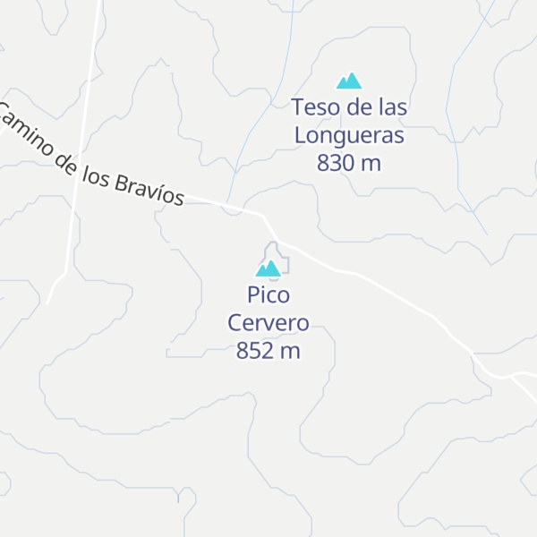 Map of Pico Cervero