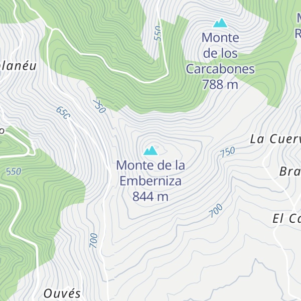 Map of Monte de la Emberniza