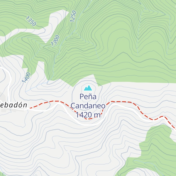 Map of Peña Candaneo