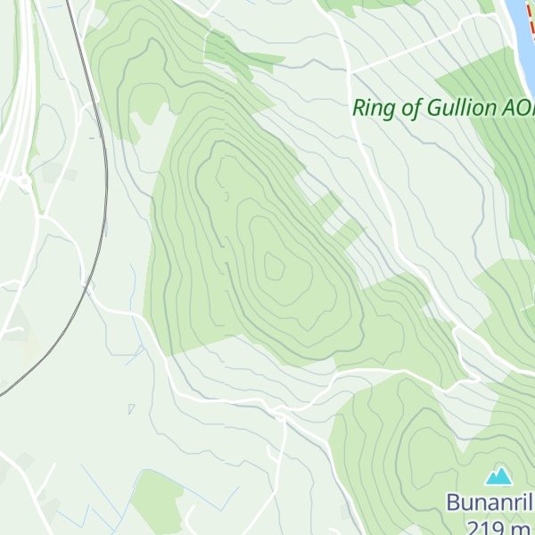 Map of Fathom Mountain