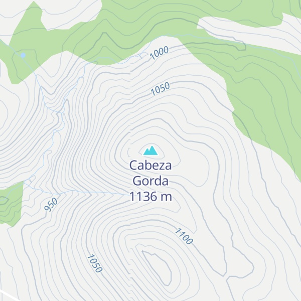 Map of Cabeza Gorda