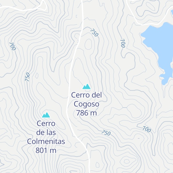 Map of Cerro del Cogoso