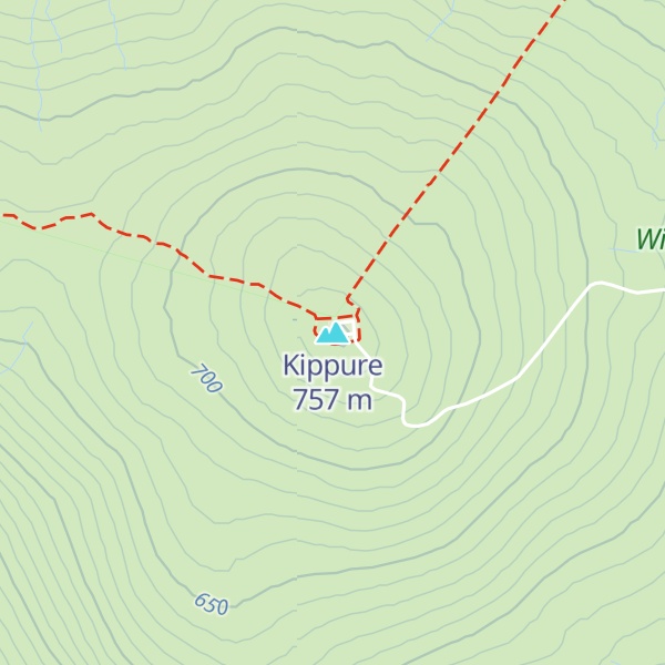 Map of Kippure