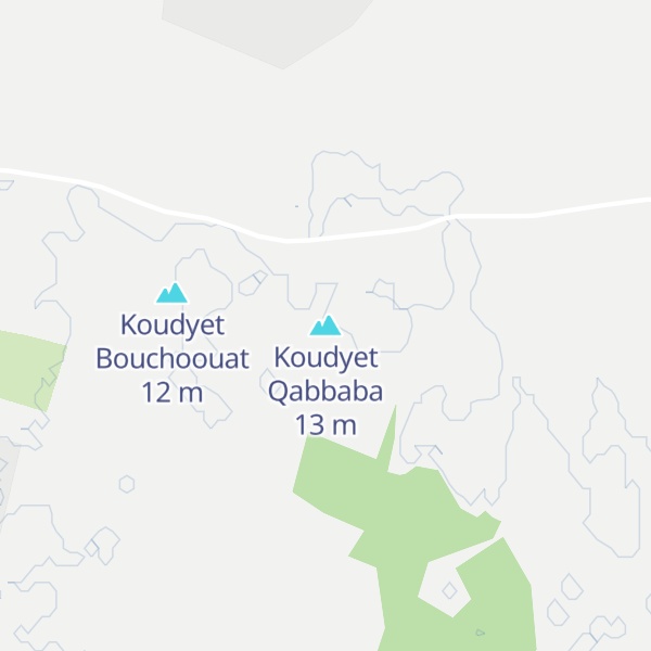 Map of Koudyet Qabbaba