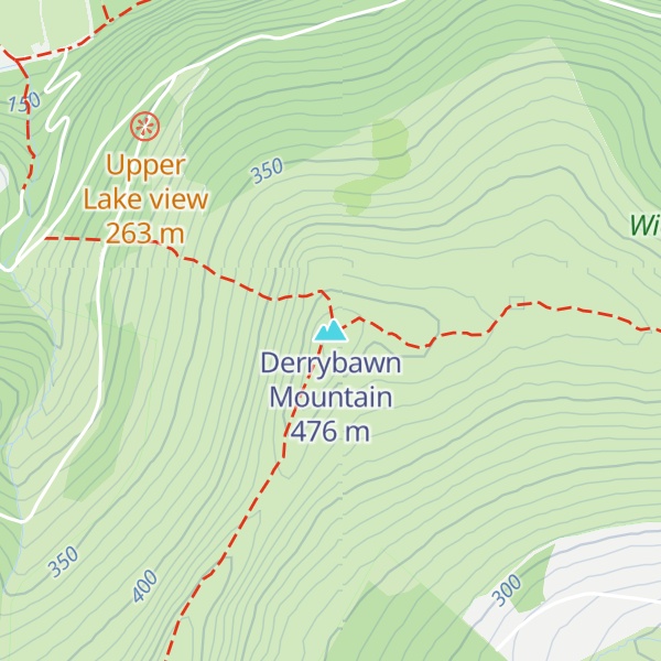 Map of Derrybawn Mountain