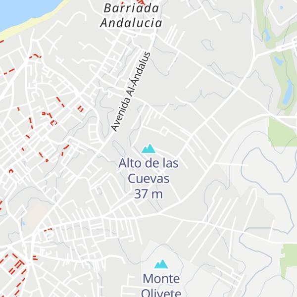 Map of Alto de las Cuevas