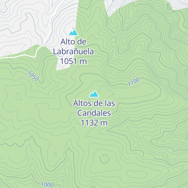 Map of Altos de las Candales