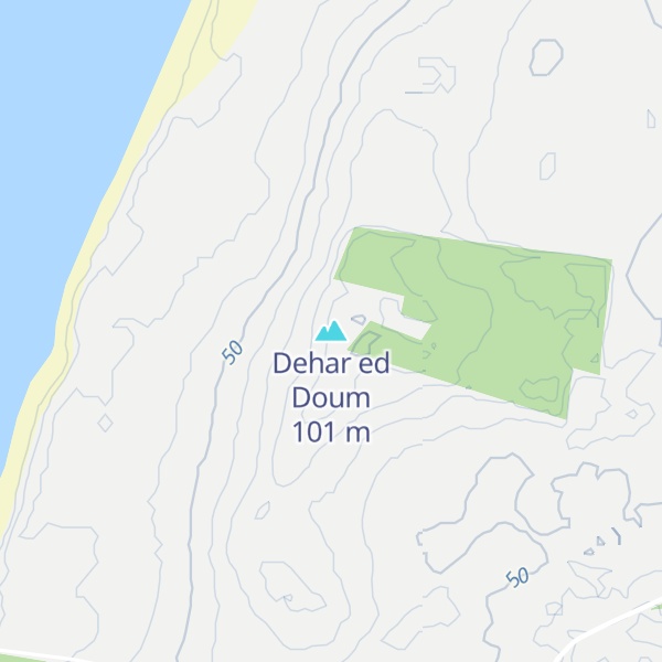 Map of Dehar ed Doum