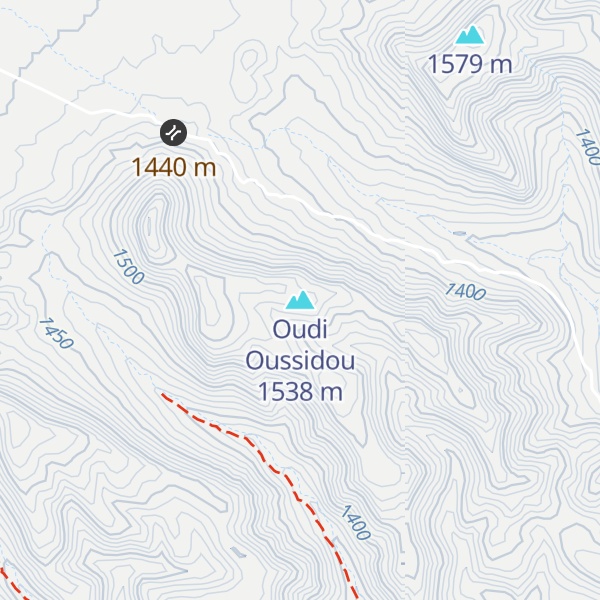 Map of Oudi Oussidou