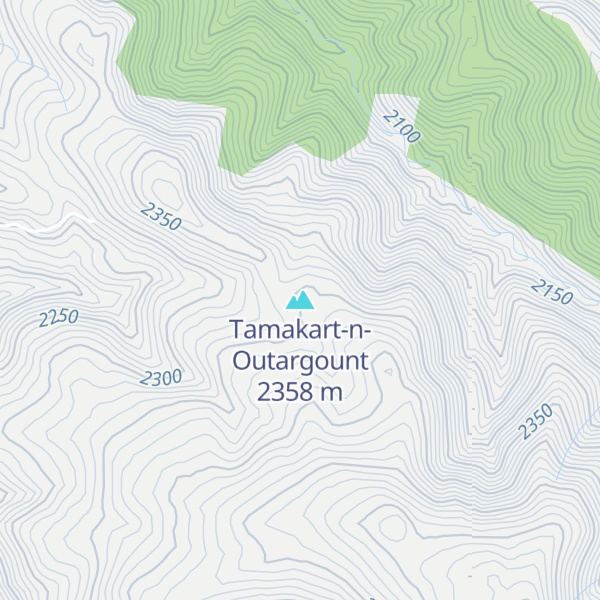 Map of Tamakart-n-Outargount