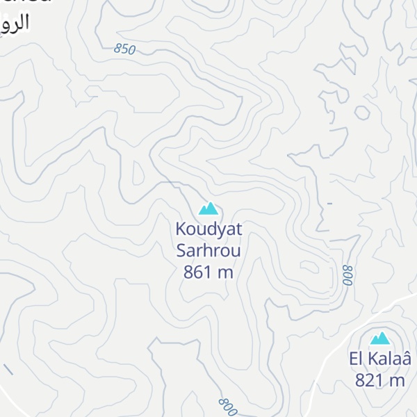 Map of Koudyat Sarhrou