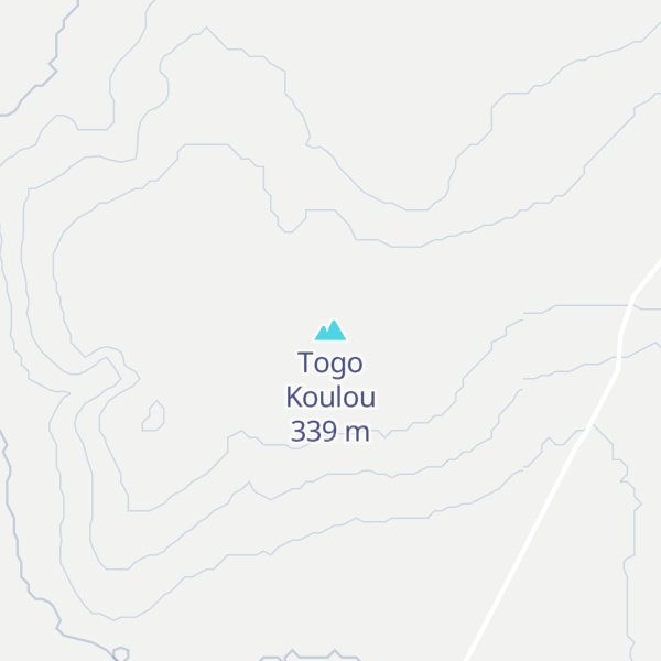 Map of Togo Koulou