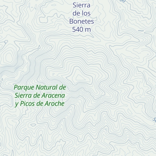 Map of Sierra de la Cucharera