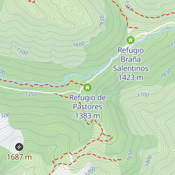 Map of Refugio de Pastores
