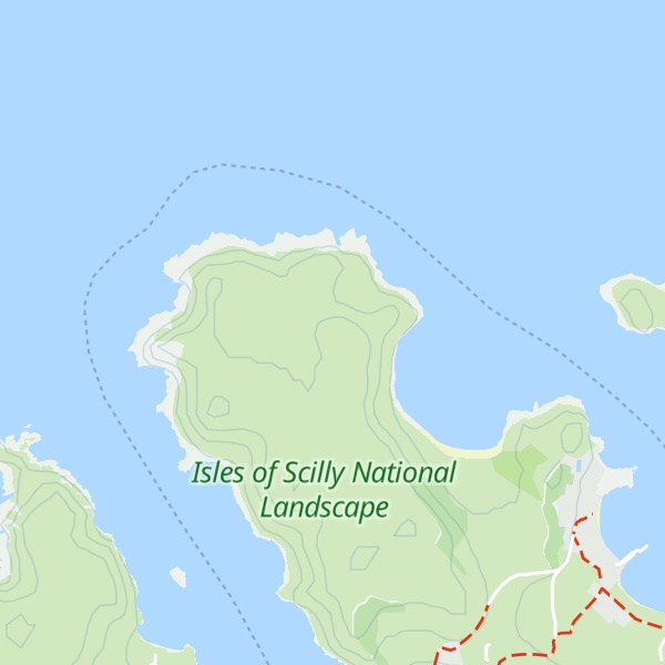 Map of Tregarthen Hill