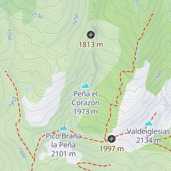 Map of Peña el Corazón