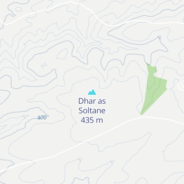Map of Dhar as Soltane
