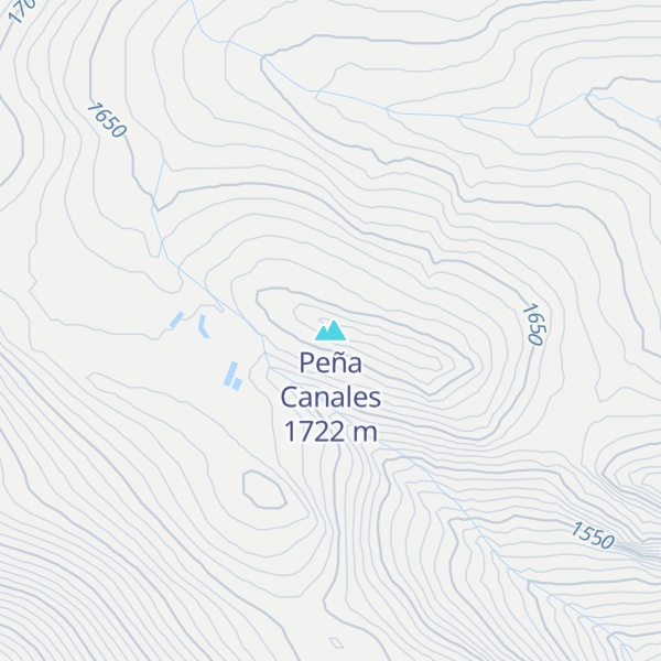 Map of Peña Canales